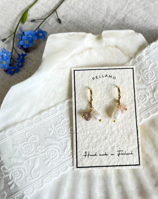 Mansikka kvartsi + Helmi